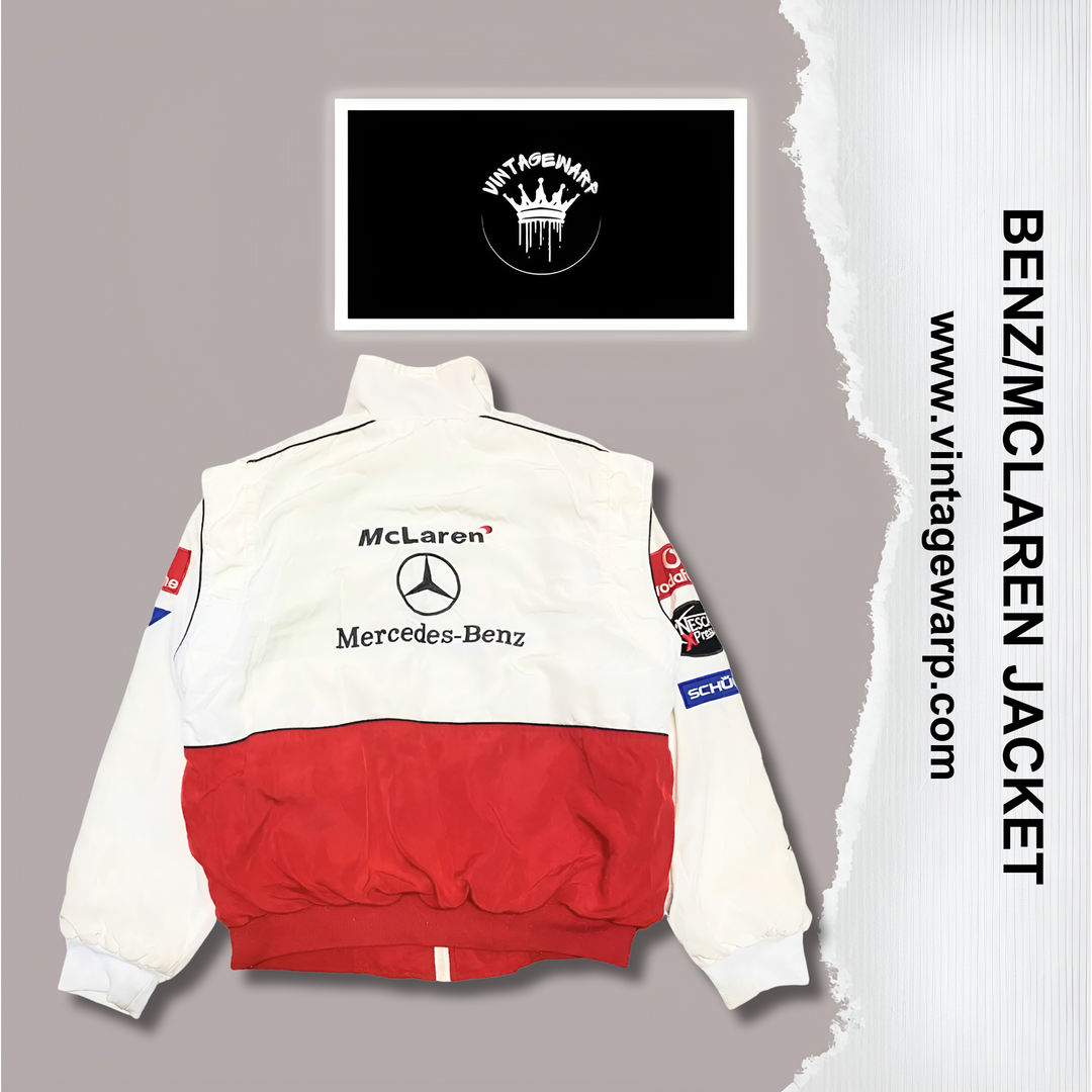 MCLAREN / MERCEDES WHITE F1 JACKET | UNISEX