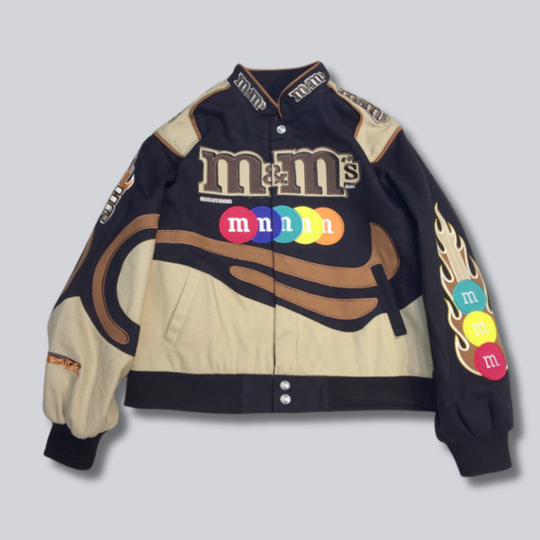 M&M's Nascar Jacket In Beige | UNISEX