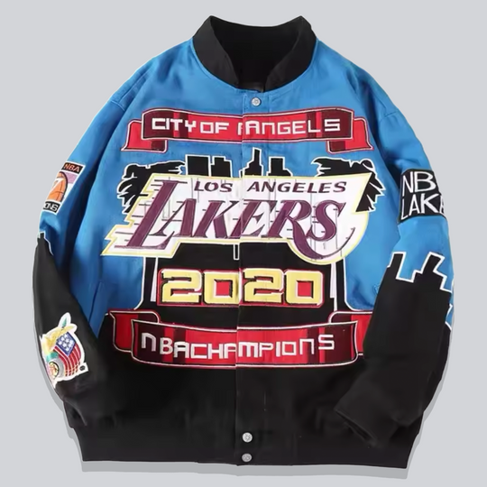 Lakers Vintage Jacket Blue/Black | UNISEX