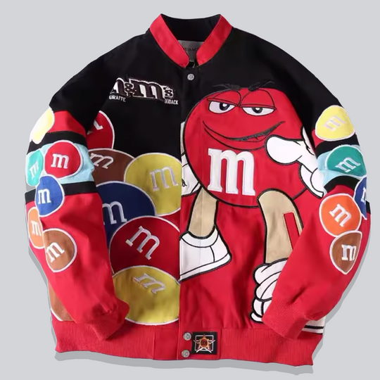 M&M's Nascar Jacket Red/Black | UNISEX