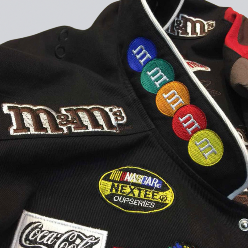 M&M's Nascar Jacket In Black V2 | UNISEX