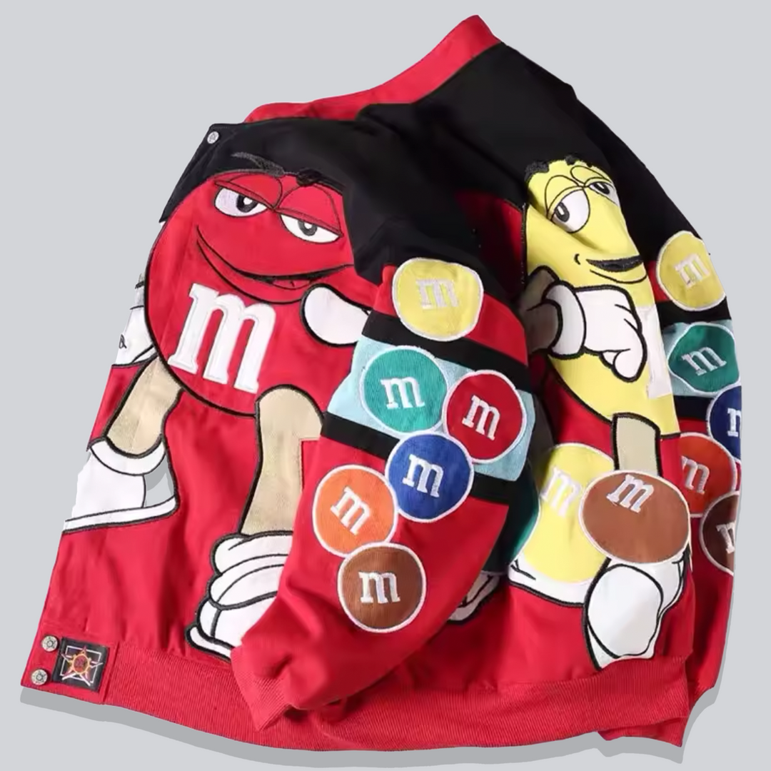 M&M's Nascar Jacket Red/Black | UNISEX