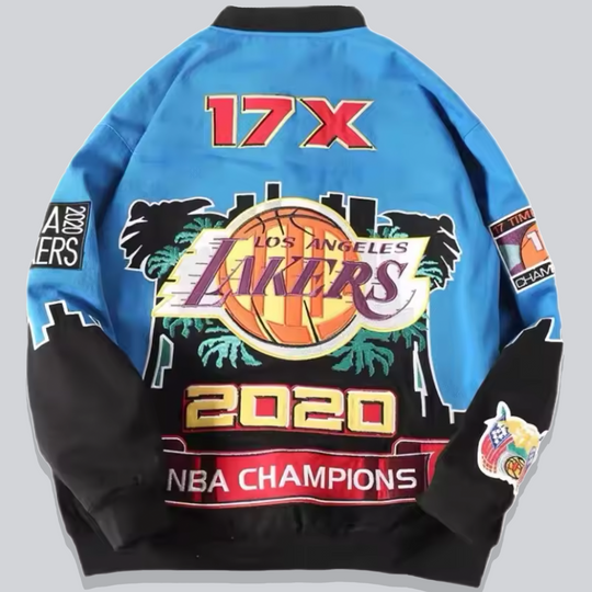 Lakers Vintage Jacket Blue/Black | UNISEX