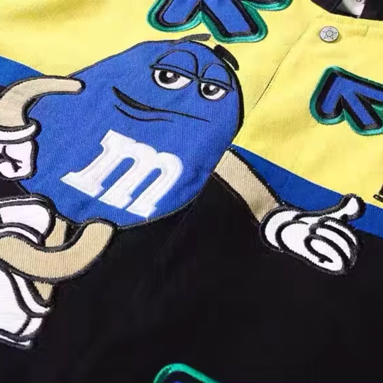 M&M's Nascar Jacket Blue/Yellow | UNISEX