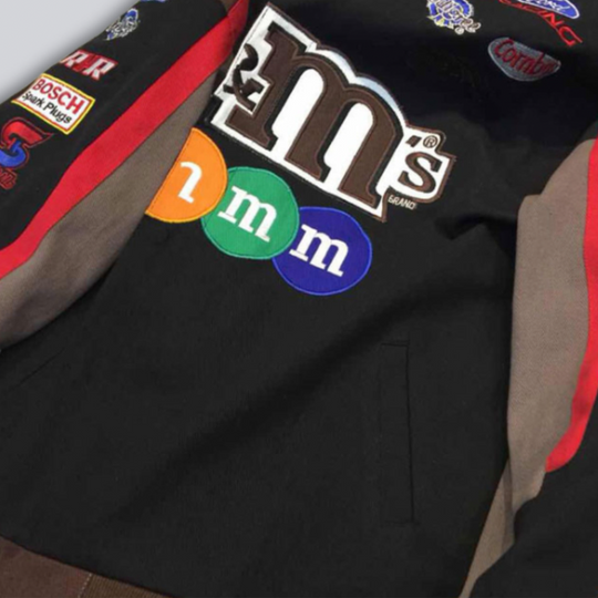 M&M's Nascar Jacket In Black V2 | UNISEX