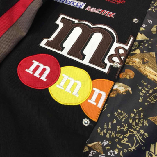 M&M's Nascar Jacket In Black V2 | UNISEX