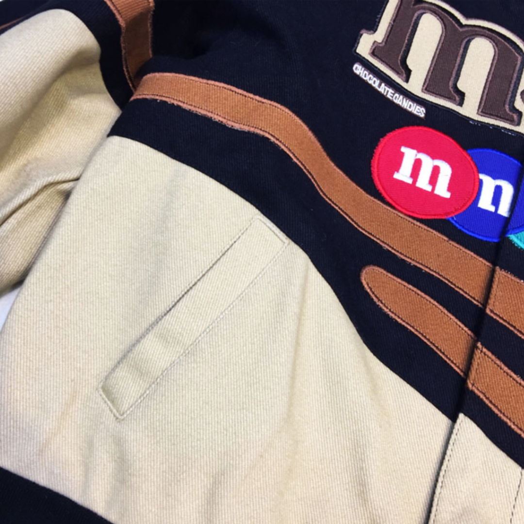 M&M's Nascar Jacket In Beige | UNISEX