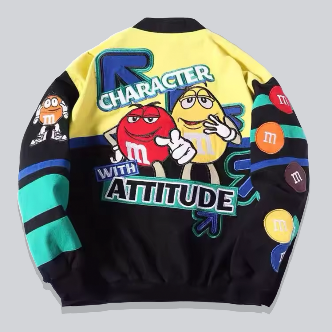 M&M's Nascar Jacket Blue/Yellow | UNISEX